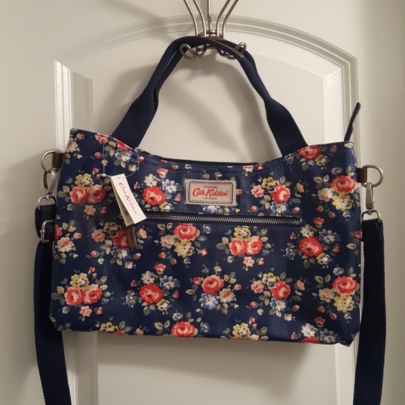 cath kidston navy floral bag